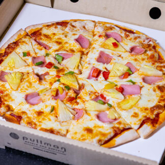 Hawaiian Pizza  ( Get 50% on second Pizza order )