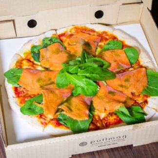 Salmon and Fresh Rocket Pizza ( Get 50% on second Pizza order )